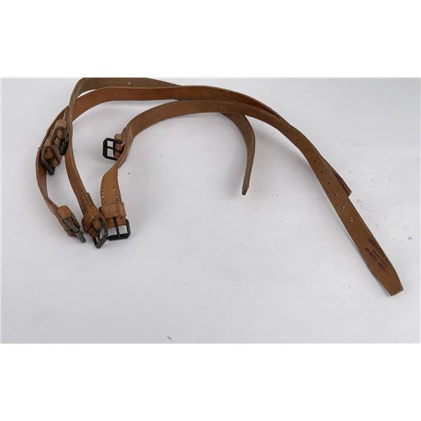 3x WW2 M24 German Cavalry Coat Straps
