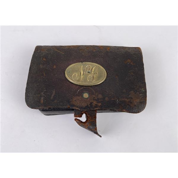 Civil War Percussion Revolver Cartridge Box
