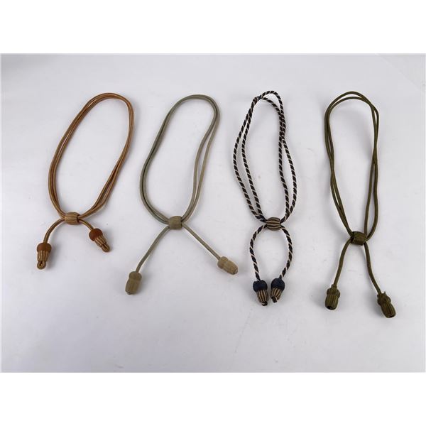 WW1 Lot of 4 US Army Campaign Hat Cords
