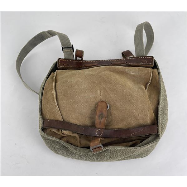 WW2 Czech Leather and Canvas Bag