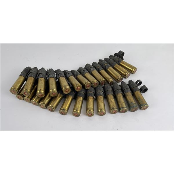 Group of .50 Cal Linked Blank Ammo