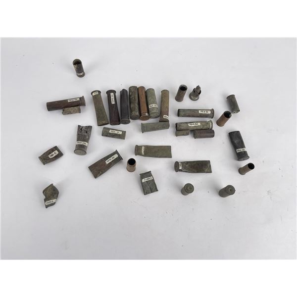 Assorted Indian War Primed Cartridge Cases