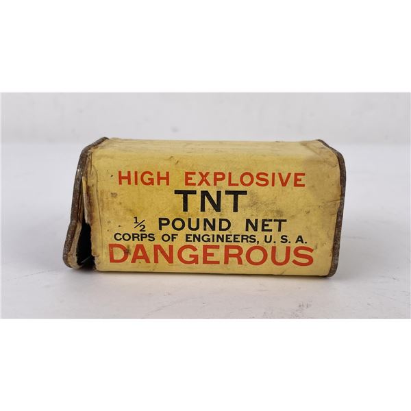 WW2 Half Pound Original TNT Block Case