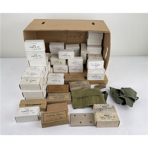 Group of Empty Military Shell Boxes