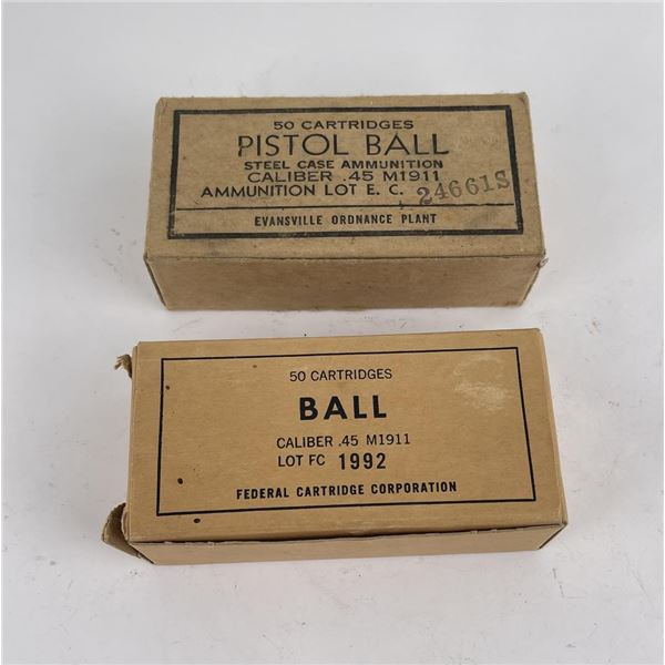 100 Rounds .45 Colt 1911 Pistol Ammo