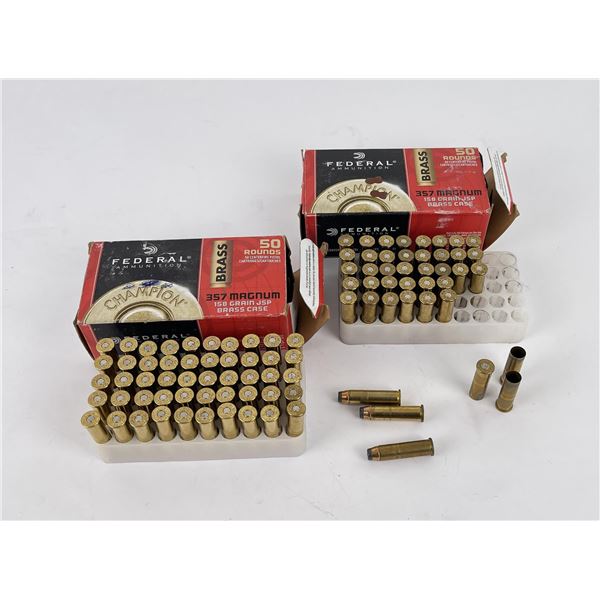 88 Rounds of Federal .357 Magnum Ammo