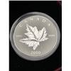 Image 2 : RCM 2010 Piedfort 1 Ounce Silver Maple Leaf in Original Packaging