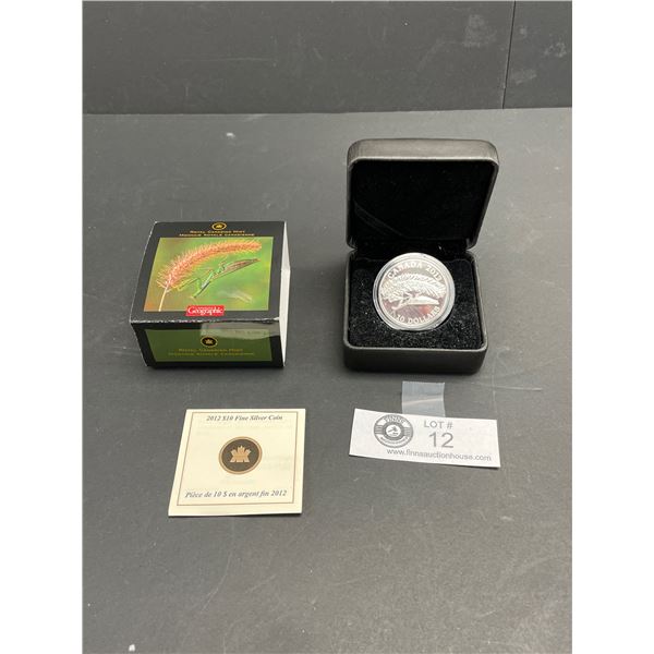 RCM 2012 $10 Fine Silver Coin in Original Packaging