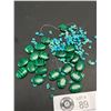 Image 2 : Turquoise and Malachite Bead Lot