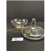 Image 2 : Nice Etched and Gilded 50s Crystal Candy Dish