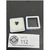 Image 1 : High Luster Blue Sapphire 1.61ct 7.76 x 6.99 x 3.45mm Heart Cut Translucent Madagascar Untreated