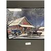 Image 2 : 16 x 20" Coca Cola Winter Print Nicely Framed