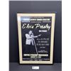 Image 1 : 13 x 18.5" Nicely Framed Elvis Presley Empire Stadium Vancouver Reproduction Poster