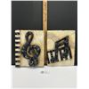 Image 1 : Lot of 2 Musical Symbol Memory Blocks