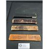 Image 1 : Lot of 4 Straight Razor Cases - Empty