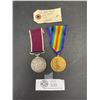 Image 1 : Medal Pair Sgt Major Hines