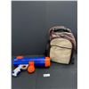 Image 1 : Nerf Dog Gun and Picnic Backpack