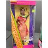 Image 2 : Lot of 2 Barbie Dolls - Kenyan Barbie and Limited Edition Seasons Greetings Barbie