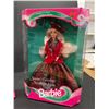 Image 3 : Lot of 2 Barbie Dolls - Kenyan Barbie and Limited Edition Seasons Greetings Barbie