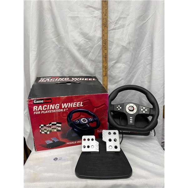 Play Station 2 Racing Wheel In Original Packaging