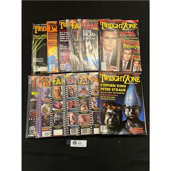 Comic and Magazine Lot - Twilight Zone, Fangoria, Etc