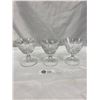 Image 10 : Crystal and Cut Glass Lot Including Wine Glasses, Bowls and Plates