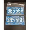 Image 1 : 1965 Pair of BC License Plates, Great Shape