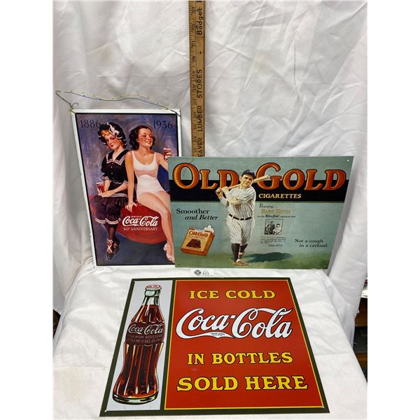 Nice Lot of Reproduction Tin Signs