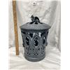 Image 1 : 16" Dragon Garbage Can Made of Heavy Resin with Lid