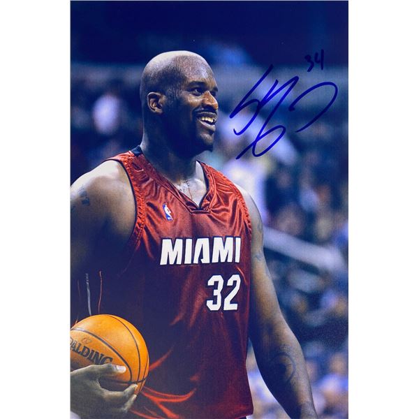 Autograph Signed Shaquille O'Neal Photo