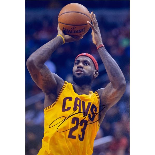 Autograph Signed LeBorn James  Photo