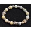 Image 1 : 8 MM AMAZONITE SEMI PRECIOUS STONES WITH SILVER
