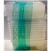 Image 1 : BUNDLE OF 12 CLEAR PLASTIC STORAGE BINS WITH