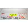 Image 1 : NEW - 250 BOROSILICATE GLASS CULTURE TUBES