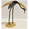 Image 1 : FLAMINGO BRASS STATUE