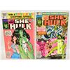 Image 1 : SHE HULK #9 & 13 ORIGINAL SERIES