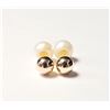 Image 1 : BZ802-5 10K  FRESH WATER PEARL 2IN1 EARRINGS