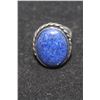 Image 1 : #83-NATURAL BLUE LAPIS LAZULI RING SIZE 6.75