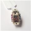 Image 3 : BZ802-38 SILVER RUBY AND SAPPHIRE 2IN1 PENDANT