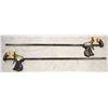 Image 1 : PAIR OF 44" QUICK-GRIP BAR CLAMPS