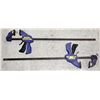 Image 1 : PAIR OF 31" IRWIN QUICK-GRIP BAR CLAMPS