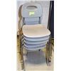 Image 1 : SET OF 5 COMMERCIAL PRE-SCHOOL CHAIRS