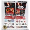 Image 1 : FOUR NEW PACKS OF ASSORTED STAR WARS TATTOOS