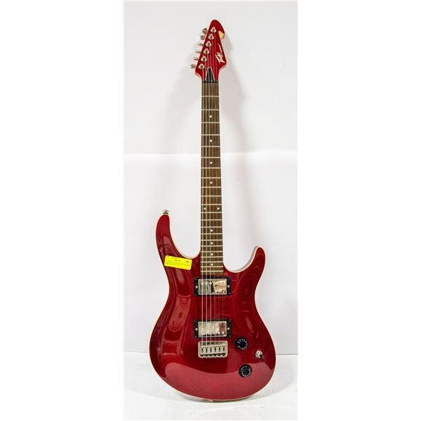 PEAVEY GUITAR ELECTRIC SESSION RED WITH SOFT CASE