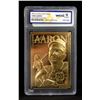 Image 1 : WCG GRADED 10 23 KARAT CARD HANK AARON