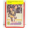 Image 1 : MIKE MILBURY ROOKIE CARD 1972 O-PEE-CHEE