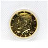 Image 2 : 24KT GOLD PLATED US HALF DOLLAR 1984