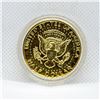 Image 1 : 24KT GOLD PLATED US HALF DOLLAR 1980