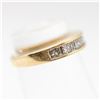 Image 2 : 14K YELLOW GOLD FANCY CUT DIAMOND RING