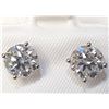 Image 1 : JS212-6 14K MOISSANITE EARRINGS (MISMATCHED)